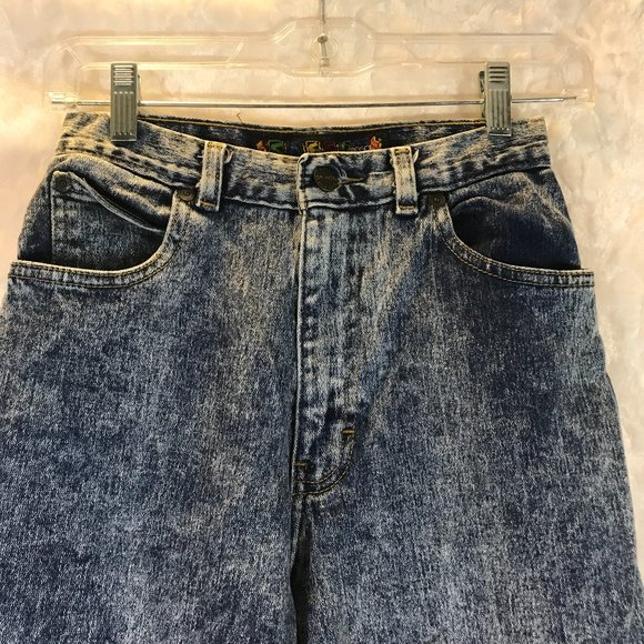 Vintage 80's Sasson Acid Wash High Waist Mom Jeans - Picture 3 of 12